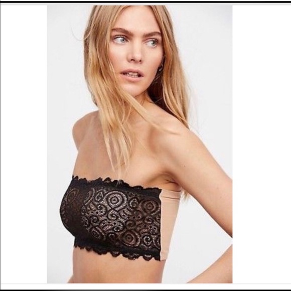 Intimately  Seamless and Lace Reversible Bandeau - Picture 2 of 10